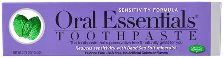 Toothpaste, Sensitivity Formula, 3.75 oz (106.3 g) by Oral Essentials, 洗澡，美容，口腔牙齒護理，牙膏 HK 香港