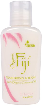Nourishing Lotion, Tuberose, 3 oz (89 ml) by Organic Fiji, 洗澡，美容，潤膚露 HK 香港