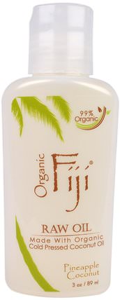Raw Oil, Pineapple Coconut, 3 oz (89 ml) by Organic Fiji, 健康，皮膚，按摩油 HK 香港
