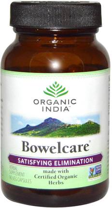 Bowelcare, 90 Veggie Caps by Organic India, 健康，便秘 HK 香港