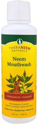Neem Mouthwash, Cinnamon Therape, 16 fl oz (480 ml) by Organix South, 美容，洗澡，口腔牙科護理 HK 香港