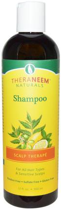 TheraNeem Naturals, Shampoo, Scalp Therap, 12 fl oz (360 ml) by Organix South, 洗澡，美容，頭髮，頭皮，洗髮水，護髮素 HK 香港