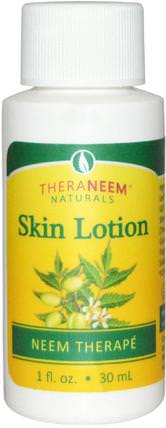 TheraNeem Naturals, Skin Lotion, Neem Therape, 1 fl oz (30 ml) by Organix South, 洗澡，美容，潤膚露 HK 香港