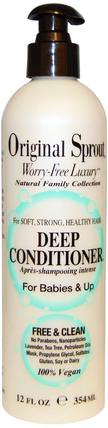Deep Conditioner, For Babies & Up, 12 fl oz (354 ml) by Original Sprout Inc, 洗澡，美容，頭髮，頭皮，洗髮水，護髮素，護髮素，兒童護髮素 HK 香港