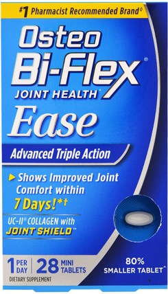 Joint Health, Ease, Advanced Triple Action, 28 Mini Tablets by Osteo Bi-Flex, 健康，骨骼，骨質疏鬆症，關節健康 HK 香港