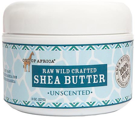 Shea Butter, Unscented, 8 oz (227 g) by Out of Africa, 洗澡，美容，乳木果油 HK 香港