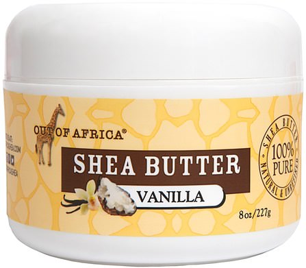 Shea Butter, Vanilla, 4 oz (113 g) by Out of Africa, 洗澡，美容，乳木果油 HK 香港