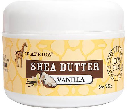 Shea Butter, Vanilla, 8 oz (227 g) by Out of Africa, 洗澡，美容，乳木果油 HK 香港