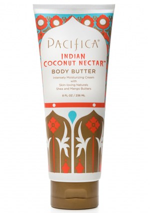 Body Butter, Indian Coconut Nectar, Shea and Mango Butters, 8 fl oz (236 ml) by Pacifica, 健康，皮膚，身體黃油，身體黃油 HK 香港