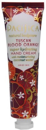 Hand Cream, Tuscan Blood Orange, 2.25 oz (64 g) by Pacifica, 洗澡，美容，護手霜 HK 香港
