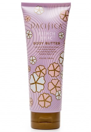 Natural Bodycare, Body Butter, French Lilac, With Shea and Mango Butters, 8 fl oz (236 ml) by Pacifica, 健康，皮膚，身體黃油，身體黃油 HK 香港