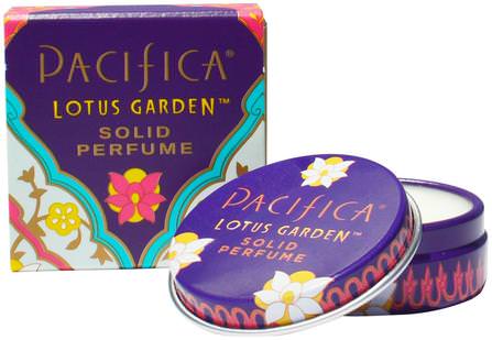 Solid Perfume, Lotus Garden.33 oz (10 g) by Pacifica, 沐浴，美容，香水，香水噴霧 HK 香港