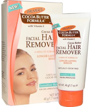 Cocoa Butter Formula, Facial Hair Remover, 1.7 oz (48 g) by Palmers, 洗澡，美容，剃須，蠟條脫毛 HK 香港