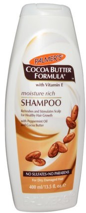 Cocoa Butter Formula, Moisture Rich Shampoo, 13.5 fl oz (400 ml) by Palmers, 洗澡，美容，頭髮，頭皮，洗髮水，護髮素 HK 香港