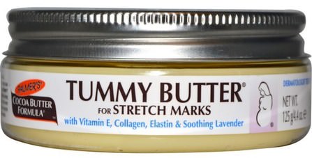 Cocoa Butter Formula, Tummy Butter, For Stretch Marks, 4.4 oz (125 g) by Palmers, 健康，皮膚，妊娠紋疤痕，身體黃油 HK 香港