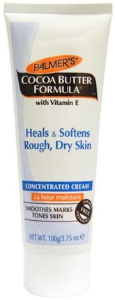 Cocoa Butter Formula, with Vitamin E, Concentrated Cream, 3.75 oz (100 g) by Palmers, 健康，皮膚，妊娠紋疤痕，身體黃油 HK 香港