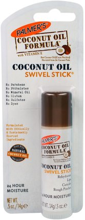Coconut Oil Swivel Stick.5 oz (14 g) by Palmers, 沐浴，美容，椰子油皮 HK 香港