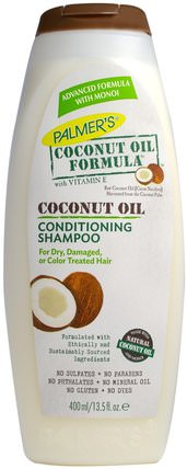 Conditioning Shampoo, Coconut Oil, 13.5 fl oz (400 ml) by Palmers, 洗澡，美容，頭髮，頭皮，洗髮水，護髮素 HK 香港