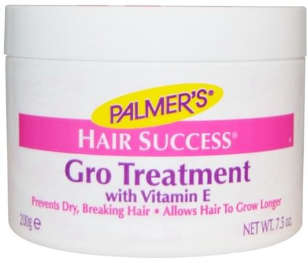 Hair Success, Gro Treatment, with Vitamin E, 7.5 oz (200 g) by Palmers, 洗澡，美容，頭髮稀疏和再生，頭髮，頭皮，洗髮水，護髮素 HK 香港