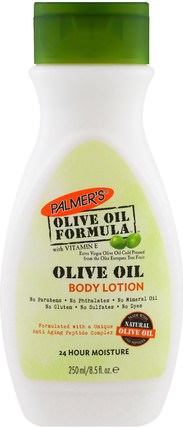 Olive Oil Formula, Body Lotion, with Vitamin E, 8.5 fl oz (250 ml) by Palmers, 洗澡，美容，潤膚露 HK 香港