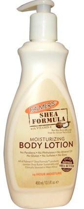 Shea Formula, Moisturizing Body Lotion, 13.5 fl oz (400 ml) by Palmers, 洗澡，美容，潤膚露，乳木果油 HK 香港