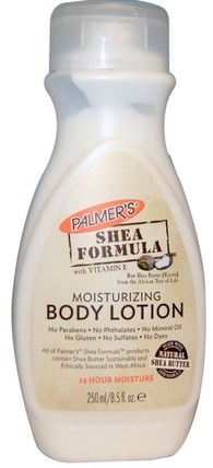 Shea Formula with Vitamin E, Moisturizing Body Lotion, 8.5 fl oz (250 ml) by Palmers, 洗澡，美容，潤膚露，乳木果油 HK 香港