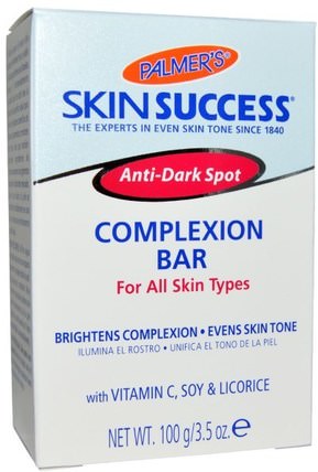 Skin Success, Complexion Bar, 3.5 oz (100 g) by Palmers, 美容，面部護理，美白面部護理，沐浴，肥皂 HK 香港