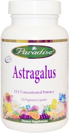 Astragalus, 120 Veggie Caps by Paradise Herbs, 健康，感冒和病毒，黃芪，消化，胃 HK 香港