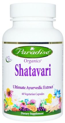 Organics, Shatavari, 60 Veggie Caps by Paradise Herbs, 健康，女性 HK 香港