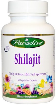 Shilajit, 60 Veggie Caps by Paradise Herbs, 健康，精力 HK 香港