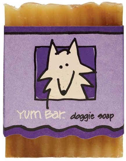 寵物護理，寵物狗，洗髮水和美容寵物 - Indigo Wild, Y.U.M. Bar Doggie Soap, 3 oz