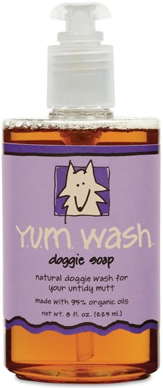 寵物護理，寵物狗，洗髮水和美容寵物 - Indigo Wild, Yum Wash, Doggie Soap, 8 fl oz (225 ml)