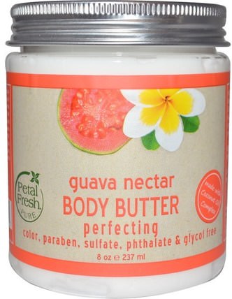 Body Butter, Perfecting, Guava Nectar, 8 oz (237 ml) by Petal Fresh, 健康，皮膚，身體黃油 HK 香港
