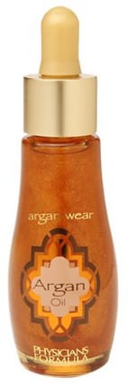 Argan Wear, Ultra-Nourishing Illuminating Argan Oil, Touch of Gold, 1 fl oz (30 ml) by Physicians Formula, 沐浴，美容，摩洛哥堅果油，健康，皮膚，護髮油 HK 香港