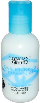 Eye Makeup Remover Lotion, 2 fl oz (59 ml) by Physicians Formula, 洗澡，美容，卸妝 HK 香港