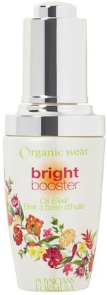 Organic Wear, Bright Booster, Oil Elixir, 1.0 fl oz (30 ml) by Physicians Formula, 美容，面部護理 HK 香港