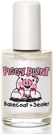 Nail Polish, Basecoat, 0.5 fl oz (15 ml) by Piggy Paint, 洗澡，美容，化妝，指甲油 HK 香港