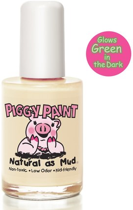 Nail Polish, Radioactive, Glows in the Dark!, 0.5 fl oz (15 ml) by Piggy Paint, 洗澡，美容，化妝，指甲油 HK 香港