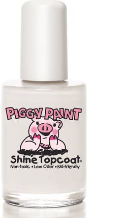 Nail Polish, Topcoat, 0.5 fl oz (15 ml) by Piggy Paint, 洗澡，美容，化妝，指甲油 HK 香港