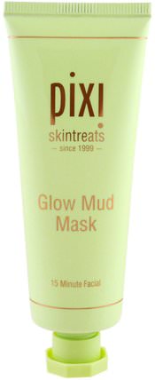 Glow Mud Mask, with Ginseng & Sea Salt, 1.01 fl oz (30 ml) by Pixi Beauty, 美容，面部護理 HK 香港