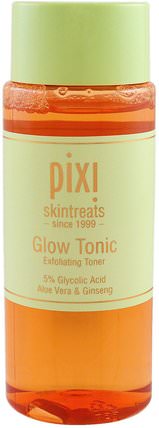 Glow Tonic, Exfoliating Toner, 3.4 fl oz (100 ml) by Pixi Beauty, 美容，面部調色劑，皮膚 HK 香港