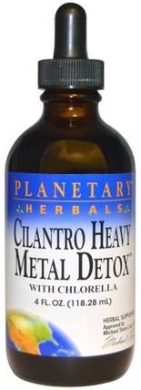 Cilantro Heavy Metal Detox, 4 fl oz (118.28 ml) by Planetary Herbals, 草藥，香菜 HK 香港