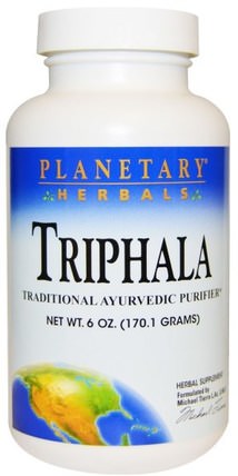 Triphala, Powder, 6 oz (170.1 g) by Planetary Herbals, 健康，排毒，triphala HK 香港
