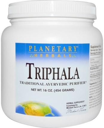 Triphala, Powder, 16 oz (454 g) by Planetary Herbals, 健康，排毒，triphala HK 香港