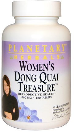 Womens Dong Quai Treasure, 860 mg, 120 Tablets by Planetary Herbals, 健康，女性，更年期，東.. HK 香港