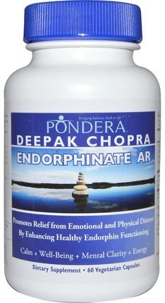 Endorphinate AR, 60 Veggie Caps by Pondera, 健康，抗壓力，情緒 HK 香港