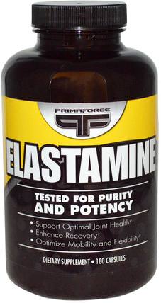 Elastamine, 180 Capsules by Primaforce, 健康，骨骼，骨質疏鬆症，關節健康 HK 香港