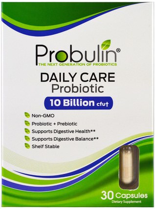 Daily Care, Probiotic, 30 Capsules by Probulin, 補充劑，益生菌 HK 香港