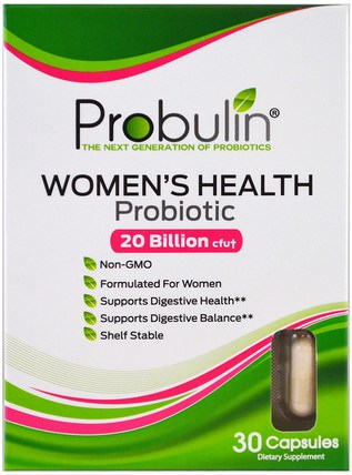 Womens Health, Probiotic, 30 Capsules by Probulin, 補品，健康，女性 HK 香港