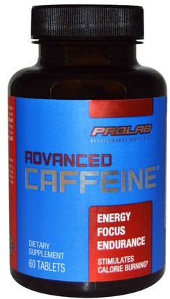 Advanced Caffeine, 60 Tablets by ProLab, 健康，精力 HK 香港